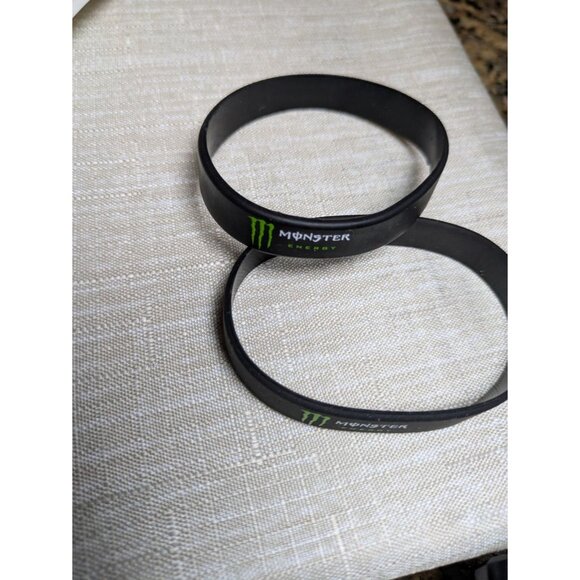 Monster Energy Silicone Wristband Lot of 2 - Picture 8 of 10